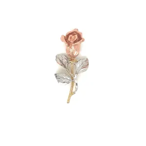 14k Rose Pendant