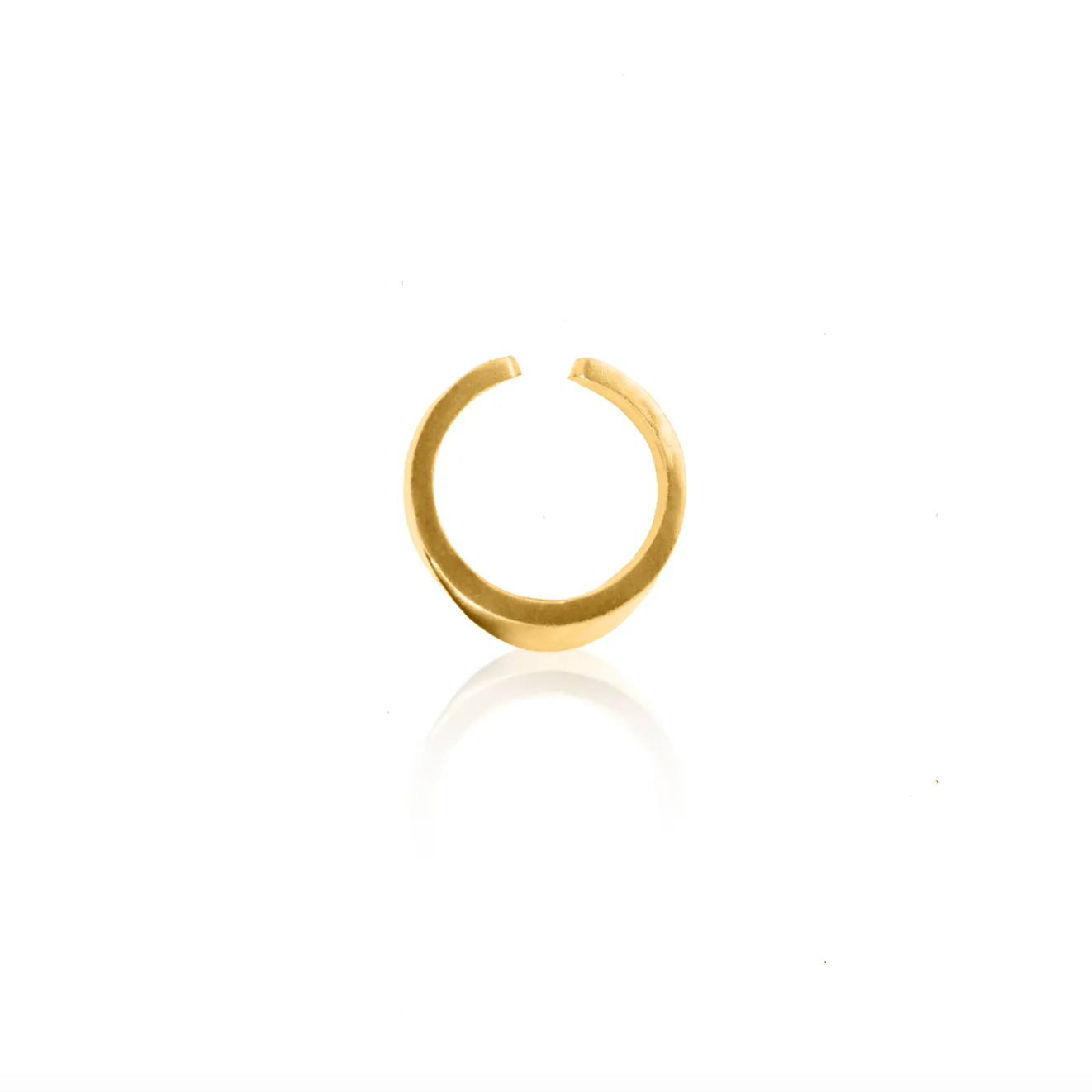 24Kt Gold Ridge Ring