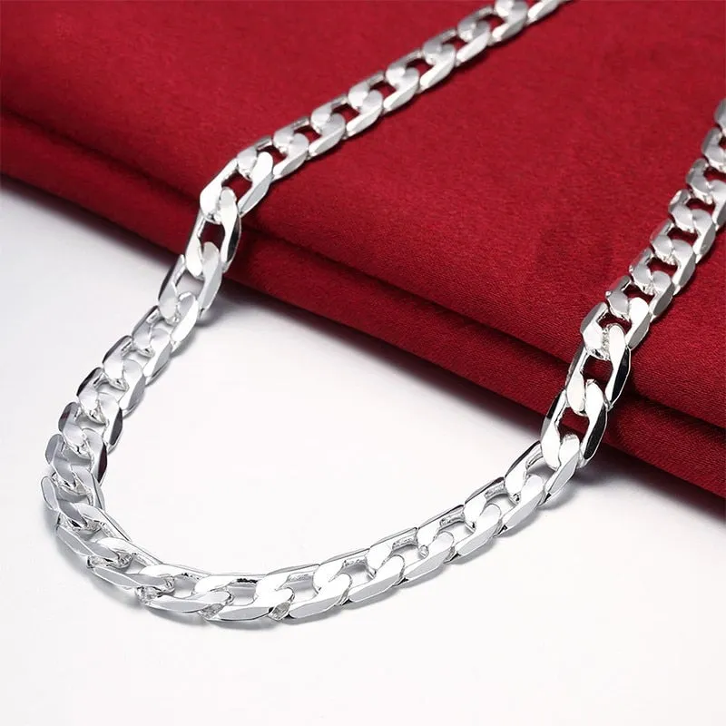 925 Sterling Silver Urban Link Chain Necklaces