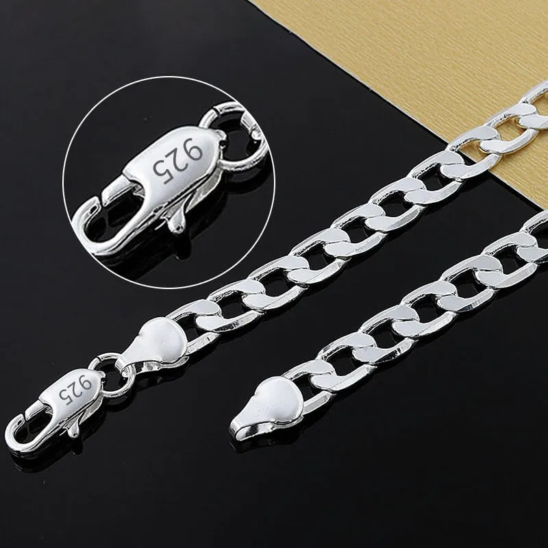 925 Sterling Silver Urban Link Chain Necklaces