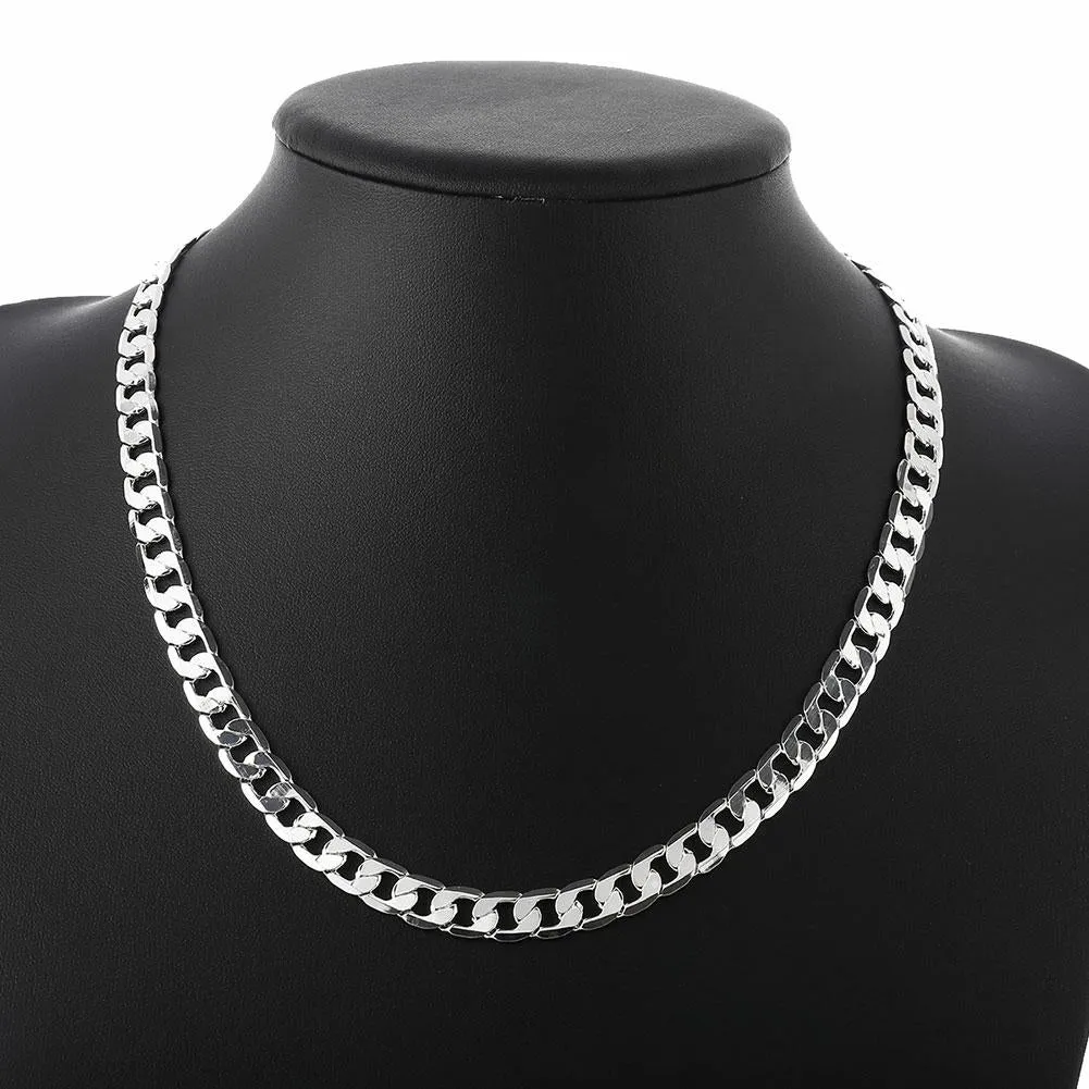 925 Sterling Silver Urban Link Chain Necklaces