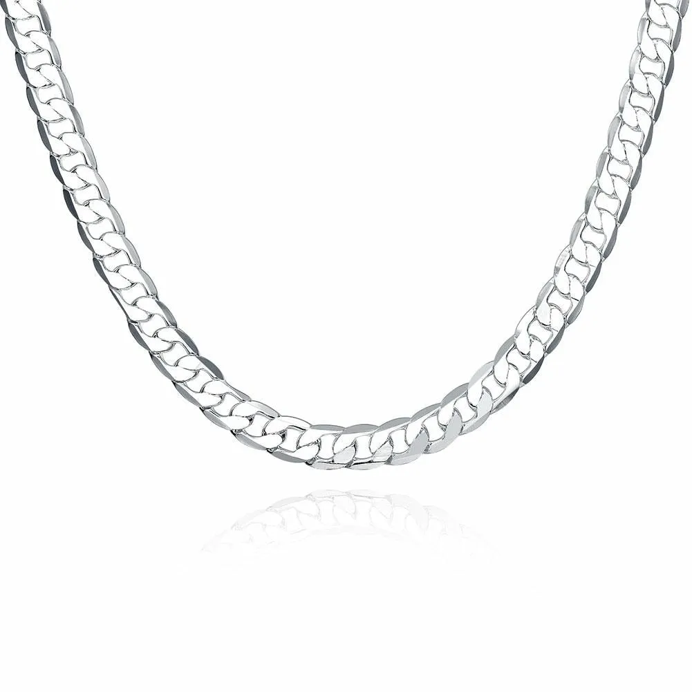 925 Sterling Silver Urban Link Chain Necklaces