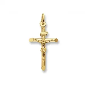 9ct Yellow Gold Crucifix Pendant PN101