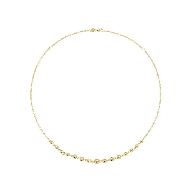 9ct Yellow Gold Ladies Necklet NK366