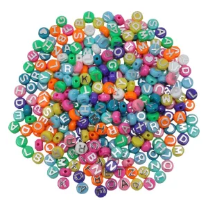 Abc Beads 300Pk For Arts & Craft Projects (Pack of 6)