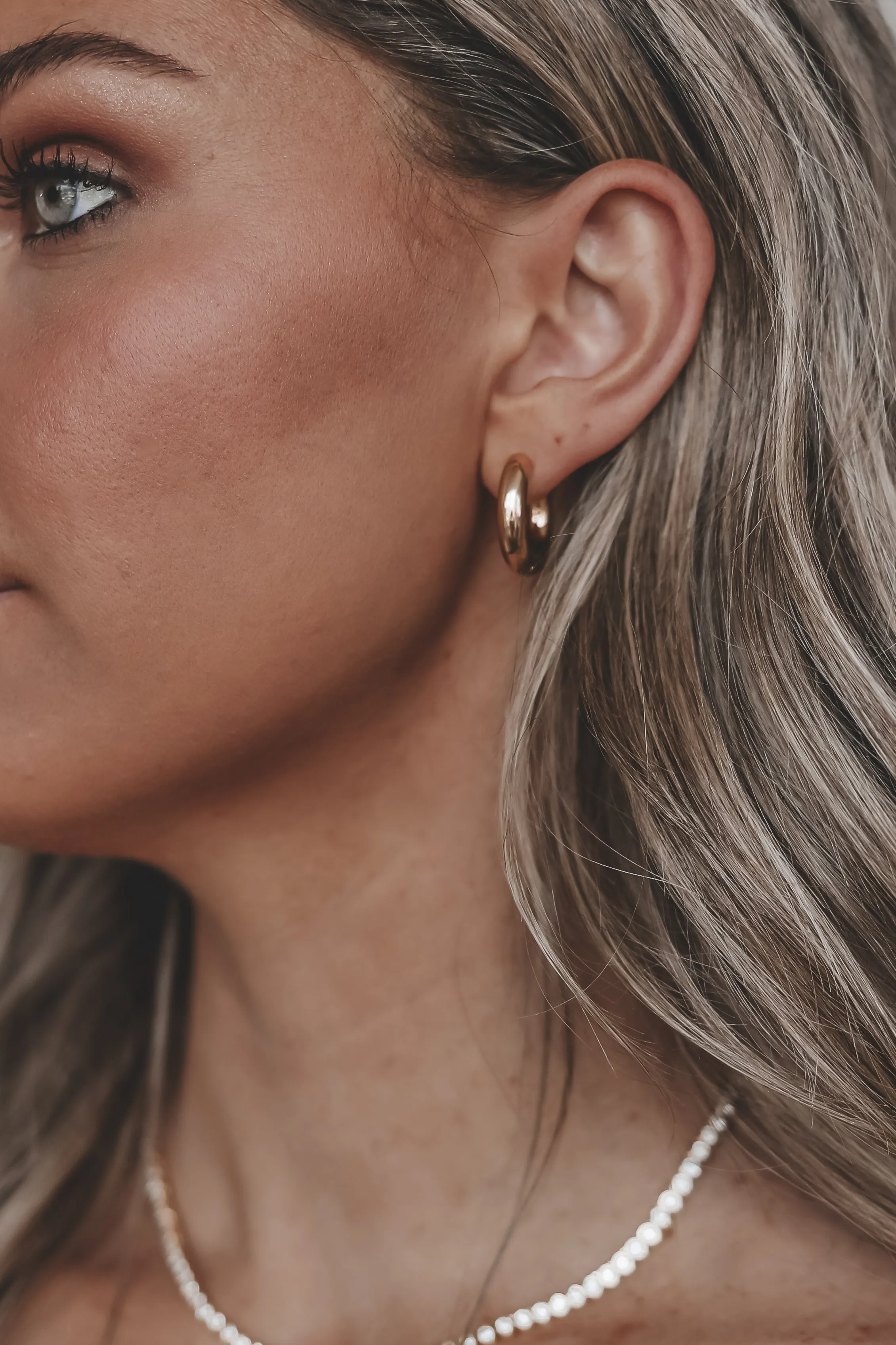 An Easy Slay 18k Gold Chunky Hoops