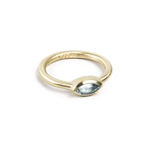 AQUAMARINE STACKING RING