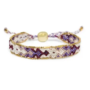 Bali Friendship Bracelet - Sherbet Plum