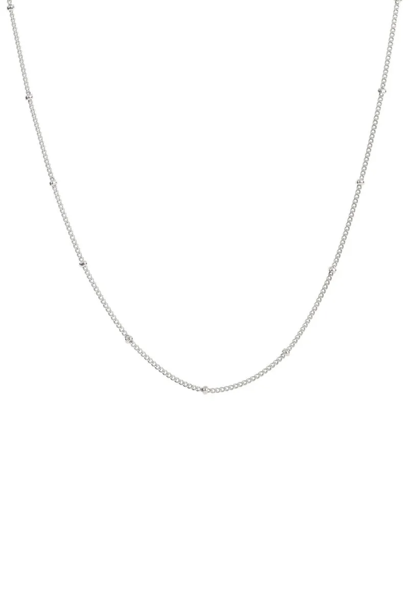 Ball Chain Necklace - Silver