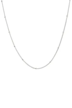 Ball Chain Necklace - Silver