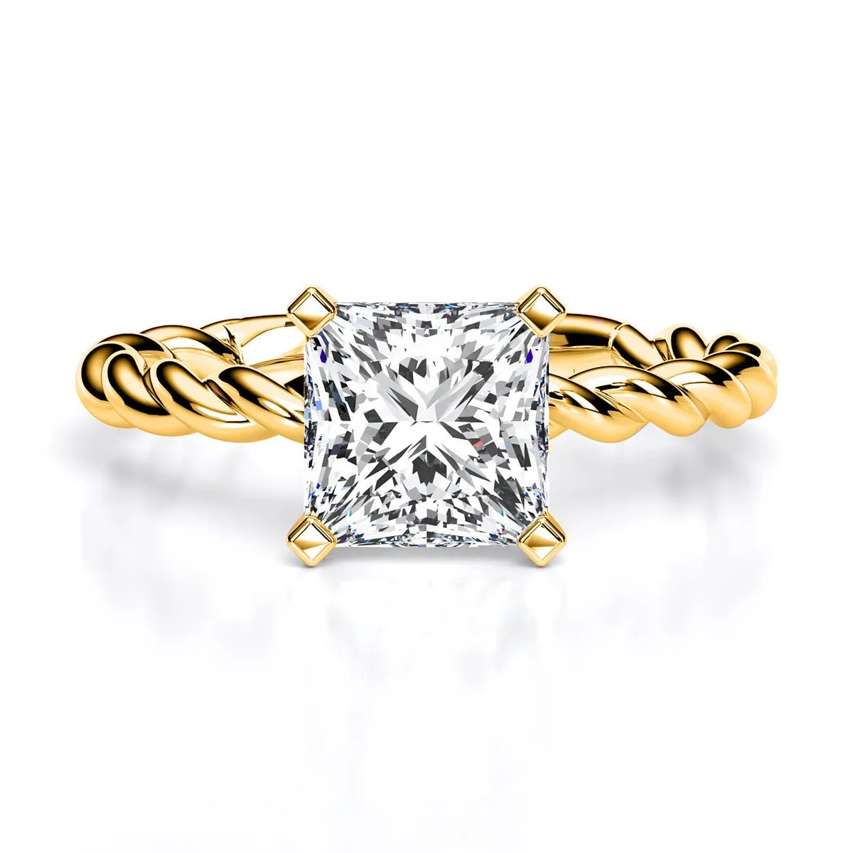 Balsam - Princess Lab Diamond Engagement Ring (IGI Certified)