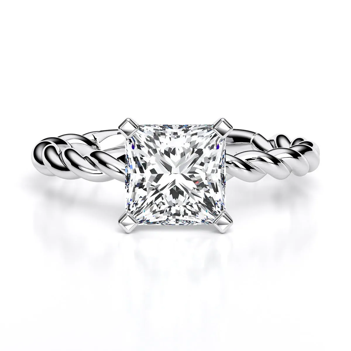 Balsam - Princess Moissanite Engagement Ring