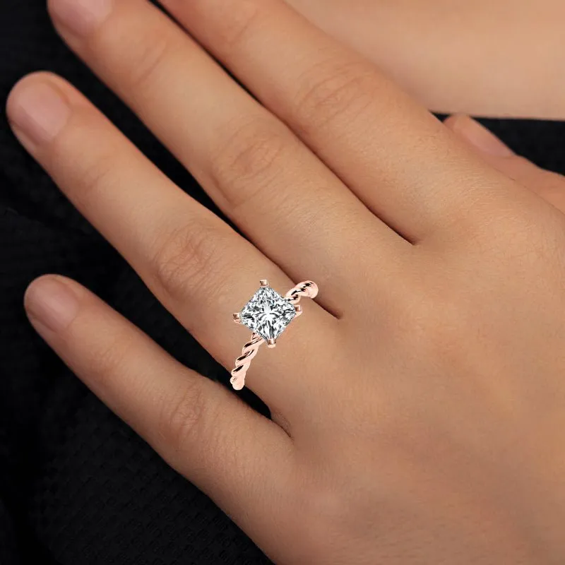 Balsam - Princess Moissanite Engagement Ring