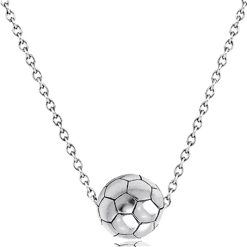 Basketball Necklace Choker Gold Silver Color Ball Shaped Pendant Sports Hip Hop Punk Jewelry