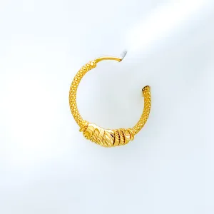 Beautiful Sparkling Hoop Earrings