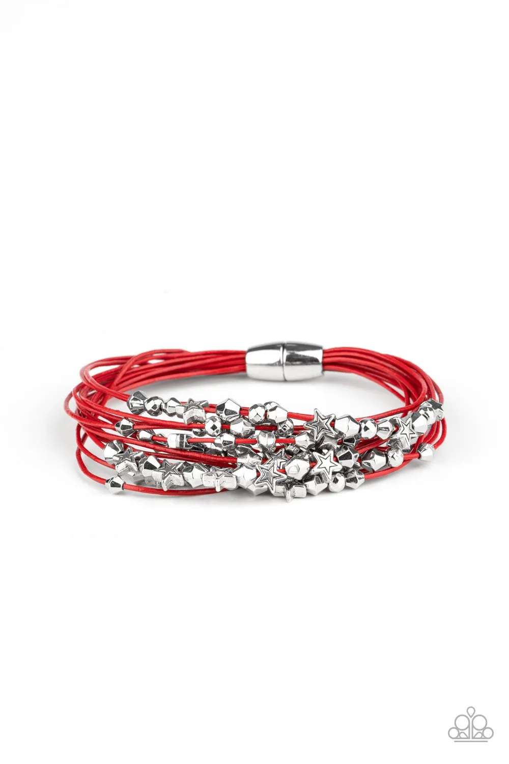 Bracelets Star-Studded Affair - Red B283 Americana S129