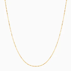 Cashmere Necklace - Solid Gold