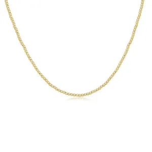 choker classic gold 2.5mm bead by enewton