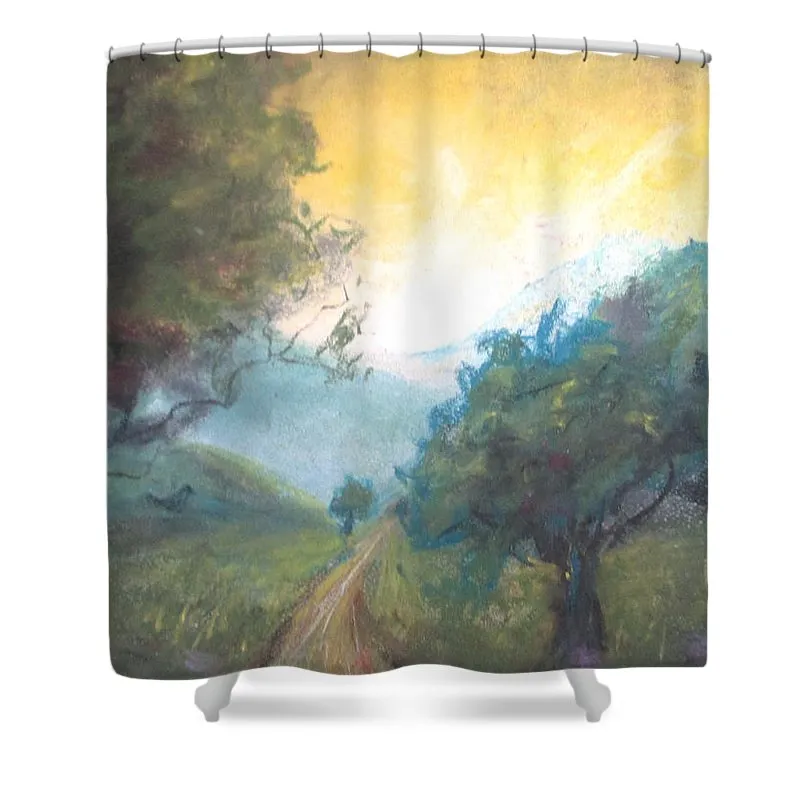 Citrus Gaze - Shower Curtain