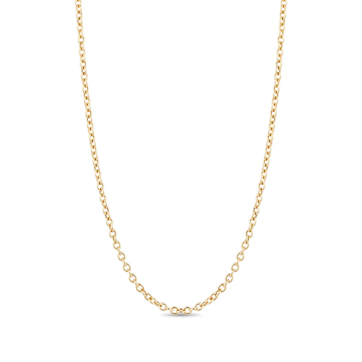 Classic Round Link Chain Necklace