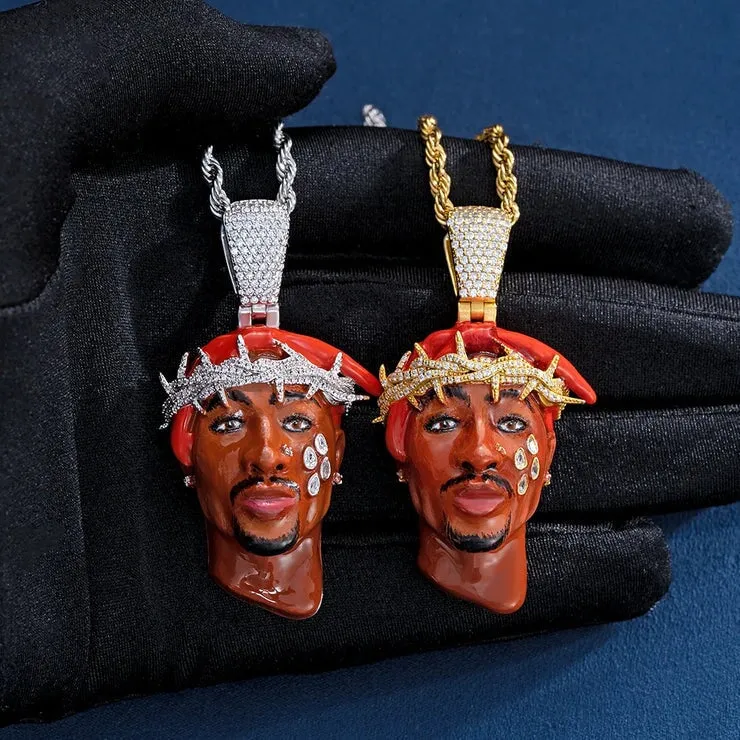 Custom Pendant Style - Tupac Shakur