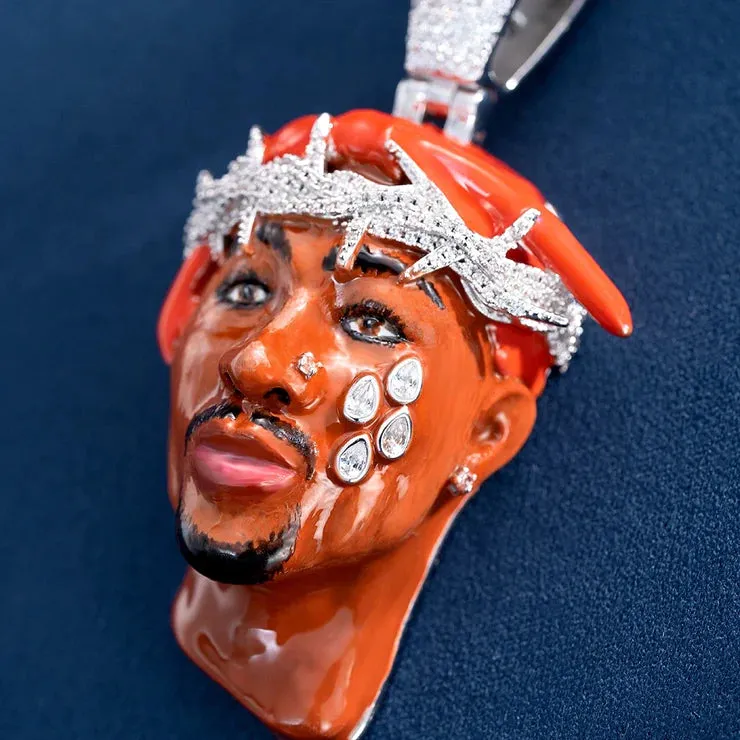 Custom Pendant Style - Tupac Shakur