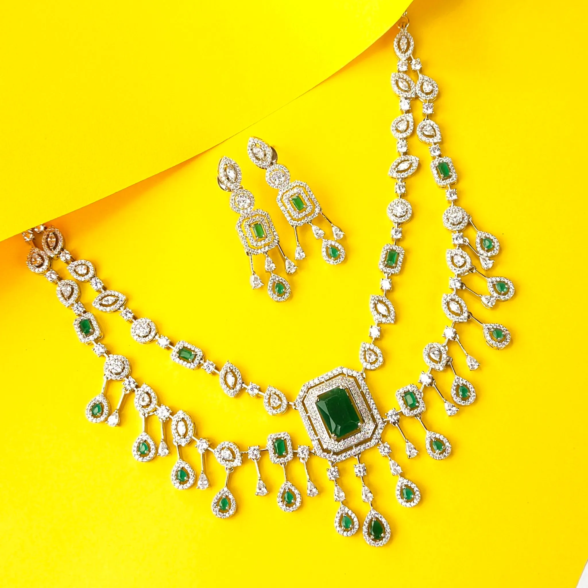 CZ Two Layered Necklace Set

By Asp Fashion Jewellery