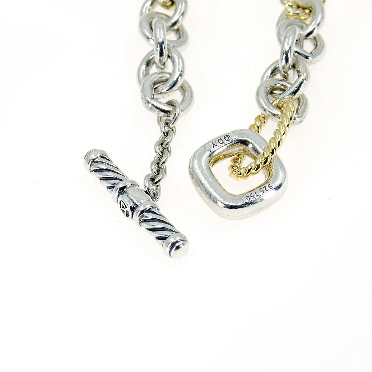 David Yurman Figaro Toggle Necklace