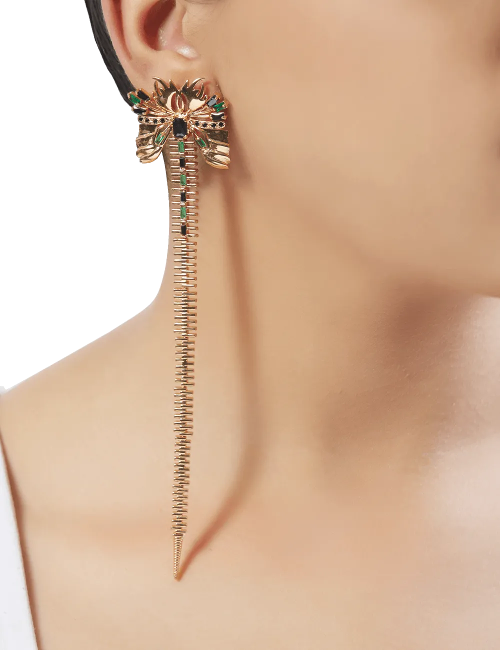 Deepika Padukone Wearing Sylphina Ziptail Earrings