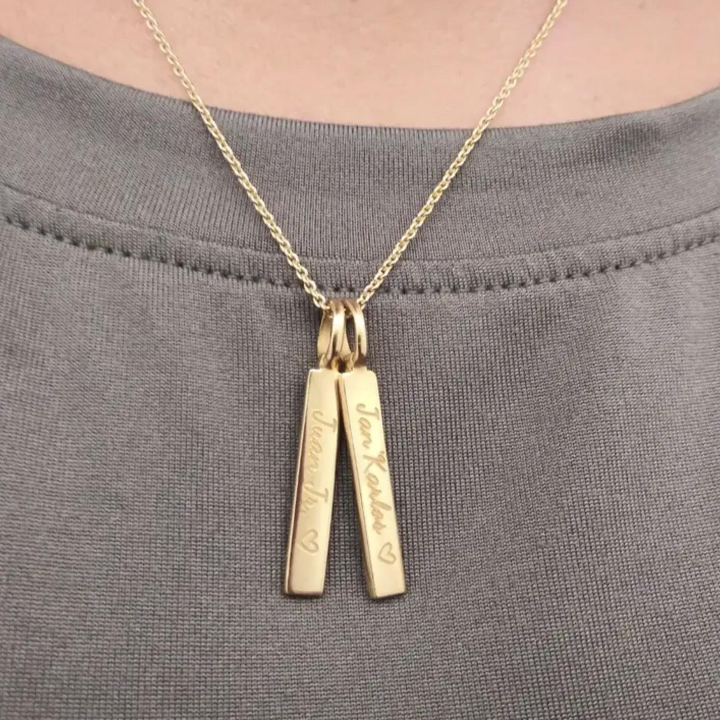 Double Bar Necklace