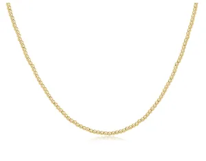 E Newton Choker Classic Gold Bead