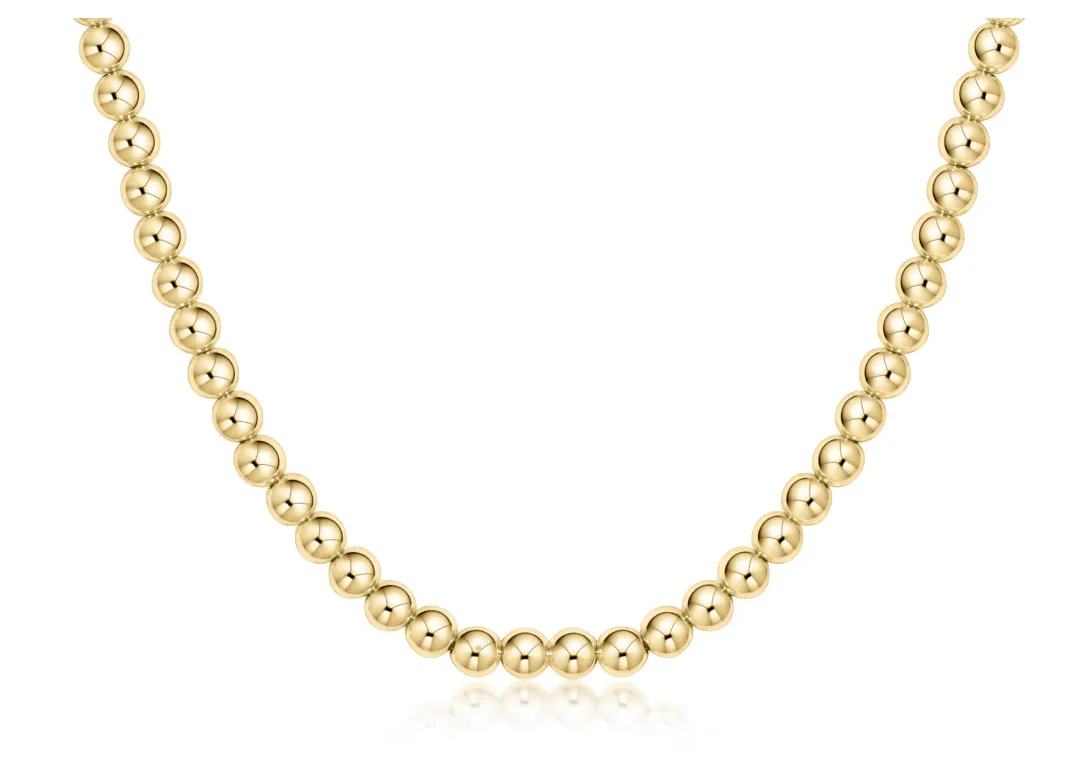 E Newton Choker Classic Gold Bead