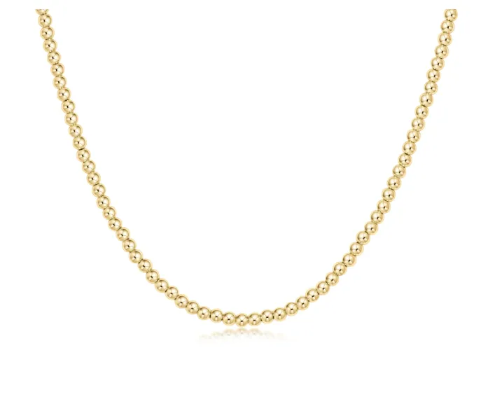 E Newton Choker Classic Gold Bead