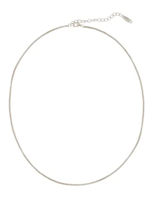 Elly Lou Classic Box Chain- Silver