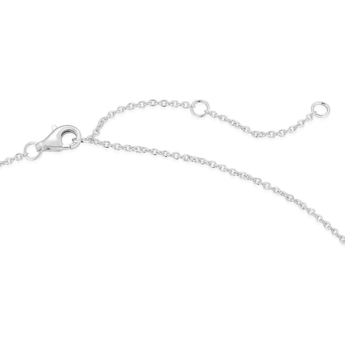 FANCIME Edgy Mens Cross Sterling Silver Necklace