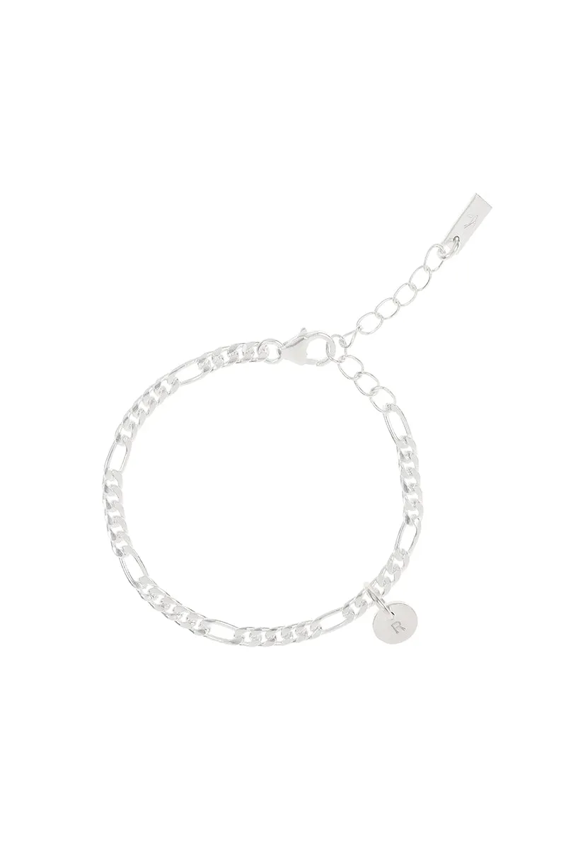 Figaro Anklet - Silver