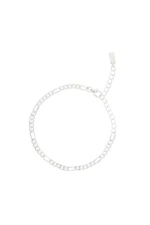 Figaro Anklet - Silver