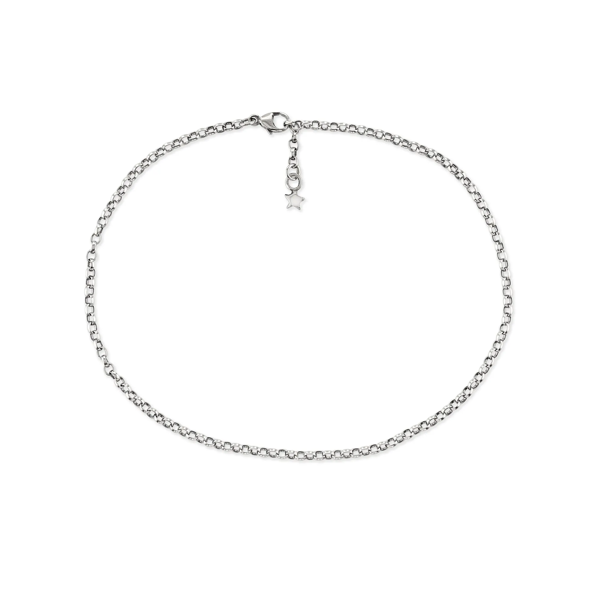 Fine Oval Anklet Chain