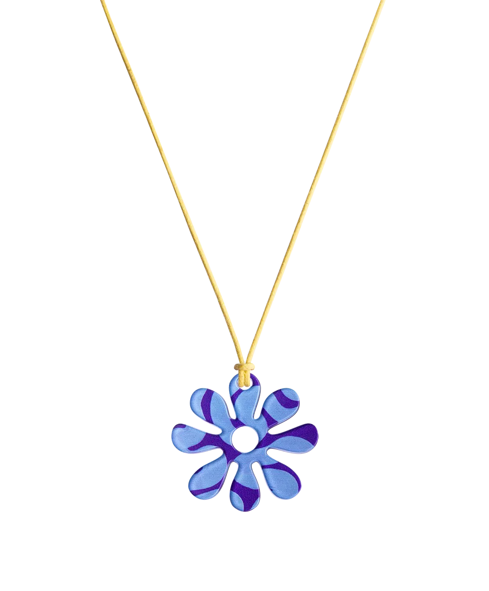 Fleurie La Danseuse Bleu Necklace