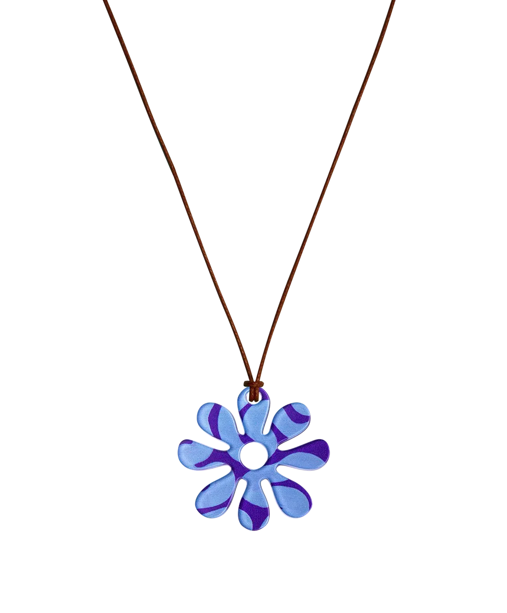 Fleurie La Danseuse Bleu Necklace