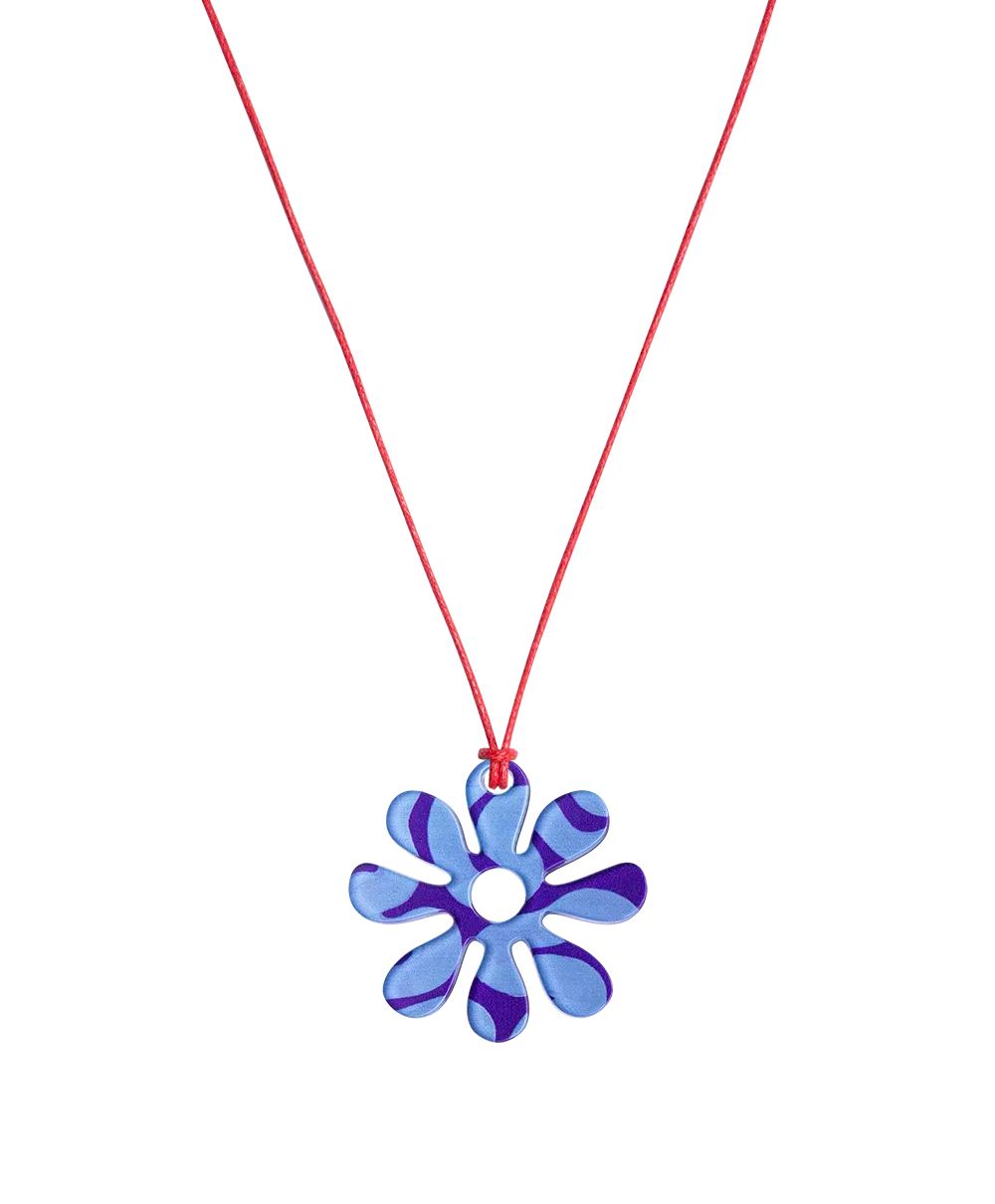 Fleurie La Danseuse Bleu Necklace