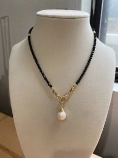 Gemstone Bead Necklace with Pendant