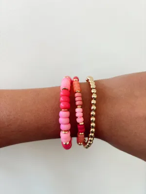 Girlie Girl Bracelet Hot Pink