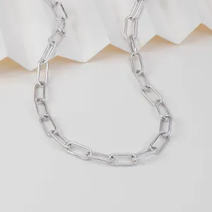 Harper XL Chain Silver Necklace