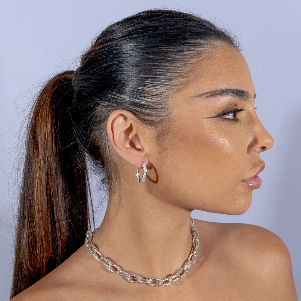 Hula Half Hoop Earring