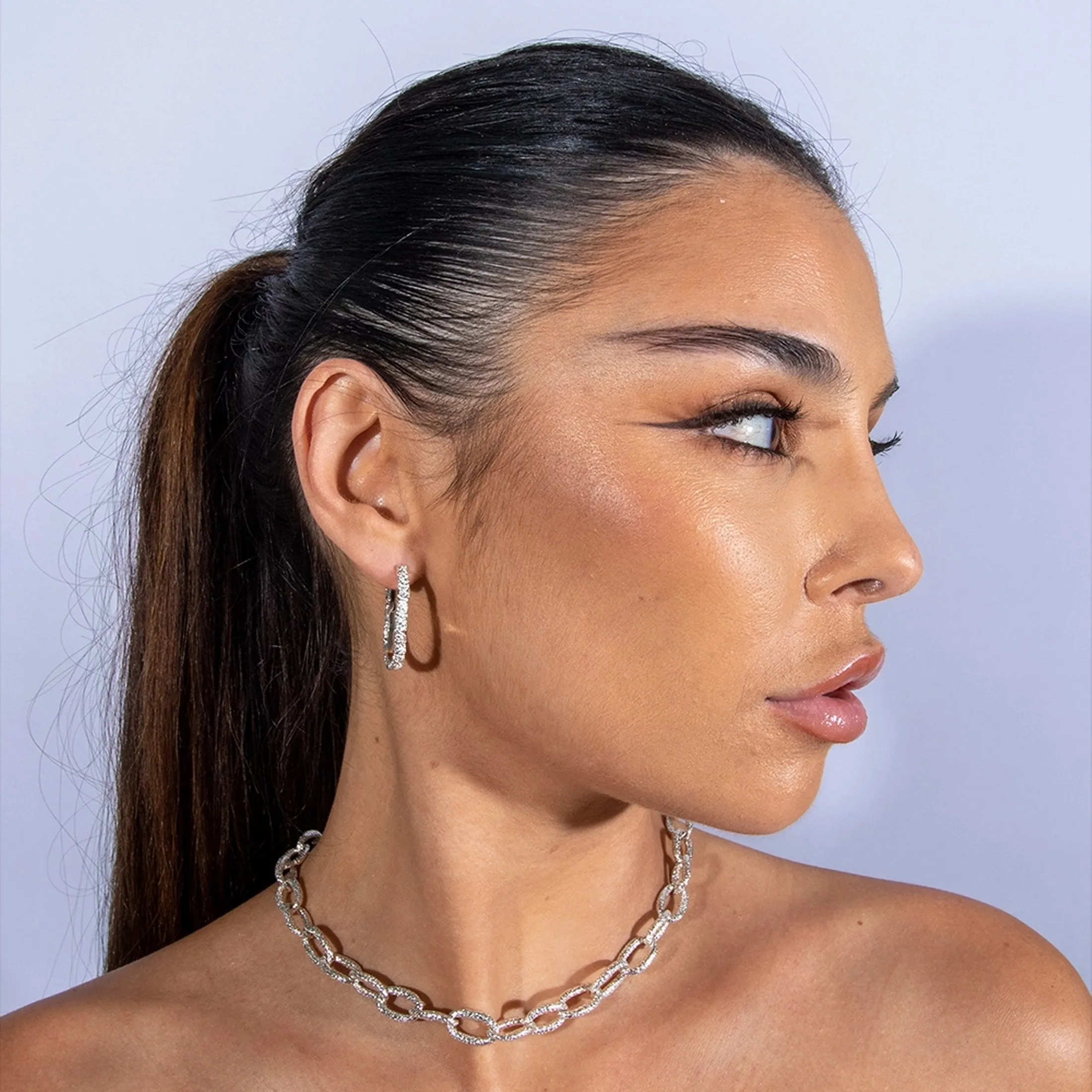 Hula Medium Hoop Earring