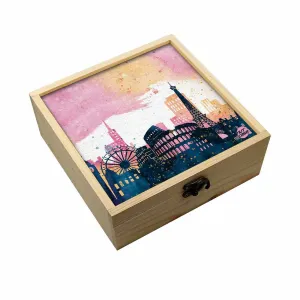 Jewellery Box Makepup Organizer -  Paris City Art