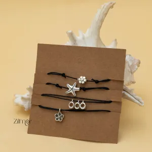 KY101760 - Anklet Pack Of 4 In One Combo