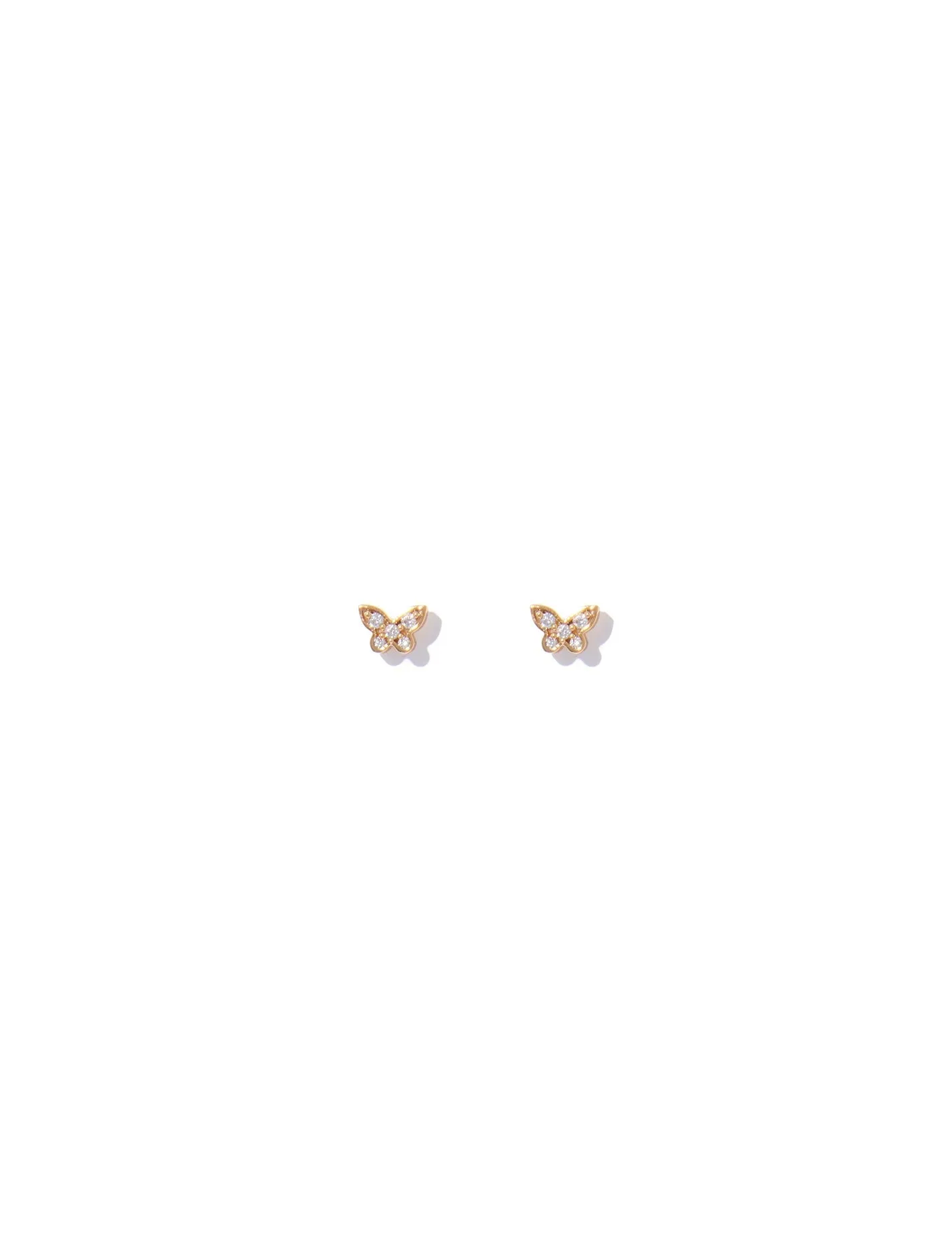 Molly Cubic Zirconia Butterfly Stud Earrings