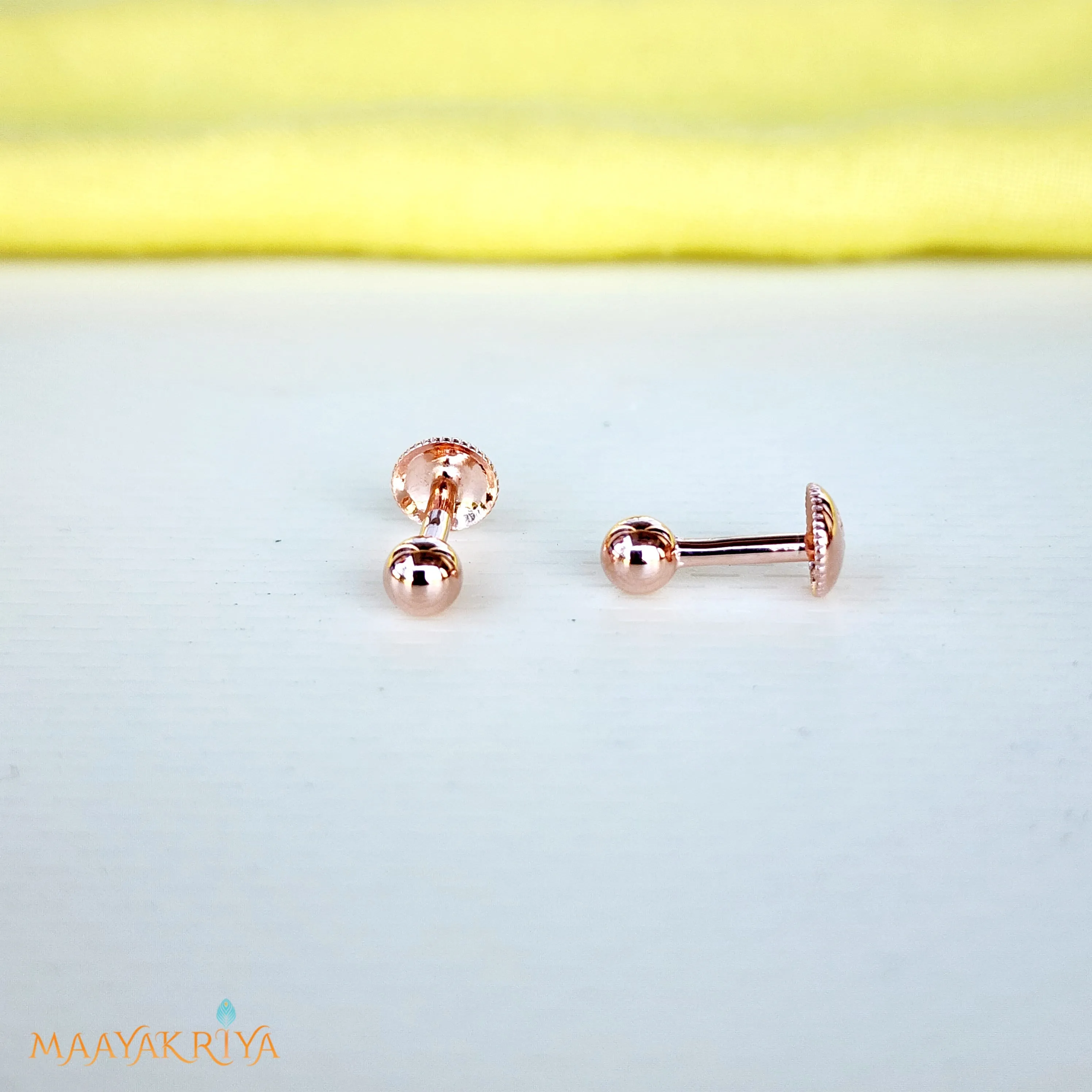 Mosaic Rosegold Earrings